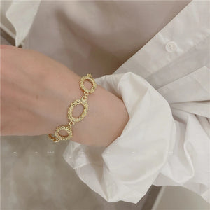 Vintage Geometric Charm Bracelet for Women Girls