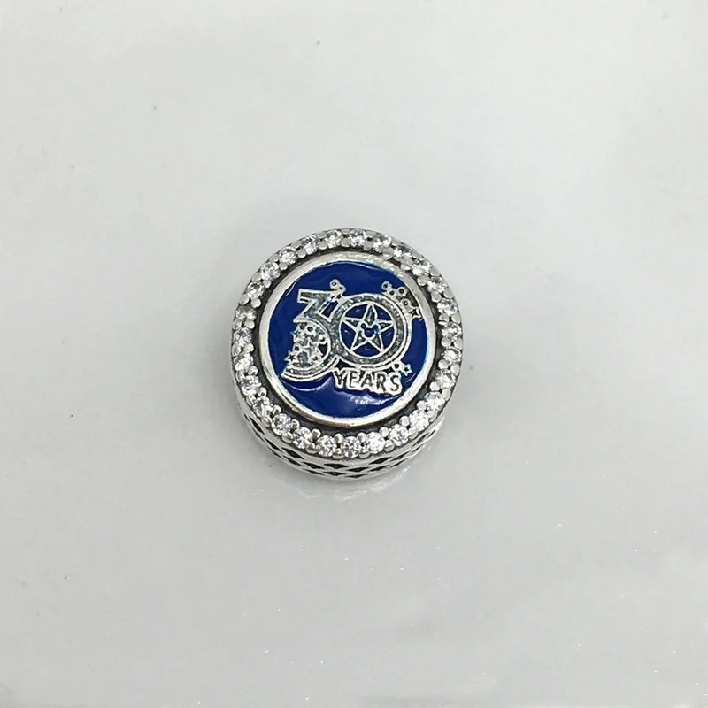 925 Silver Park Charm 30th Anniversary Edition Pop DIY Jewelry