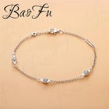 925 Silver Seed Love Silhouette Bracelet Lobster Clasp DIY Jewelry