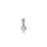 925 Silver Love Heart Charm Bead Pendant for Bracelets Necklaces