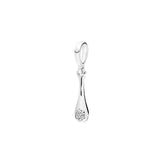 925 Silver Love Heart Charm Bead Pendant for Bracelets Necklaces