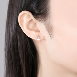 925 Silver Opal Bulb Studs Earrings For Women Gift