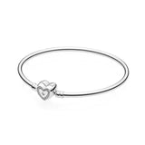 925 Sterling Silver Pan Bracelet Love Heart Logo Edition