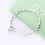 925 Sterling Silver Bracelet with Engraving Inscription for Women