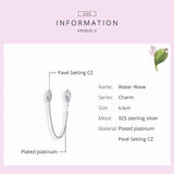 925 Sterling Silver Safety Chain Charm Beads for Bracelet DIY Jewelry Making