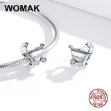925 Silver Baby Carriage Charm for Bracelet DIY