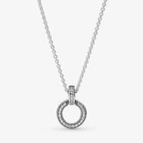 Sterling Silver Strong Love Necklace for Women