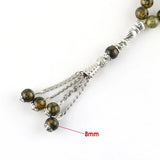 Natural Stone Muslim Rosary Allah Bracelet