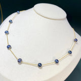 5-6mm Freshwater Pearl Necklace 14K Sweater Chain