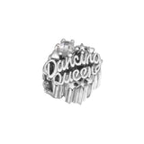 925 Silver Dancing Queen Charm for European Beaded Bracelets