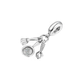 925 Silver Kitchen Charms Set for Bracelets