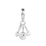 925 Silver Kitchen Charms Set for Bracelets
