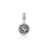 925 Silver DIY Pendant Bird Round Bead Necklace Charms Bracelet