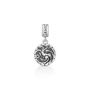 925 Silver DIY Pendant Bird Round Bead Necklace Charms Bracelet