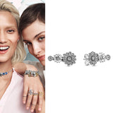 925 Silver Pan Earrings Shinning Daisy Earrings Wedding Gift