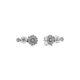 925 Silver Pan Earrings Shinning Daisy Earrings Wedding Gift
