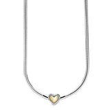 925 Silver Star Disc Necklace Butterfly Clasp