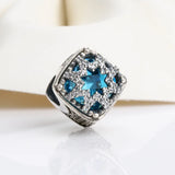 925 Silver Hot Snowflake Crystal Bead for Bracelet & Necklace