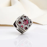 925 Silver Hot Snowflake Crystal Bead for Bracelet & Necklace