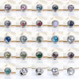 925 Sterling Silver Shining Opal Beads for Bracelet & Necklace