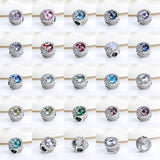 925 Sterling Silver Shining Opal Beads for Bracelet & Necklace