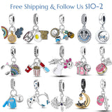 925 Silver Bracelet Accessories Kitty Charm Ojo Turco Beads Fit 3mm Bracelets