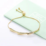 925 Sterling Silver Bamboo Bracelet Adjustable DIY Jewelry