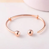 925 Sterling Silver Bracelet Open Bangle Chain Jewelry Gift