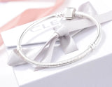 925 Silver Charm Chain Bracelet Party Wedding Jewelry 16-23cm