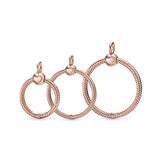 925 Silver O Letter Charm Pendant for Women Bracelet & Necklace