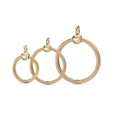 925 Silver O Letter Charm Pendant for Women Bracelet & Necklace