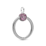 925 Silver O Letter Charm Pendant for Women Bracelet & Necklace