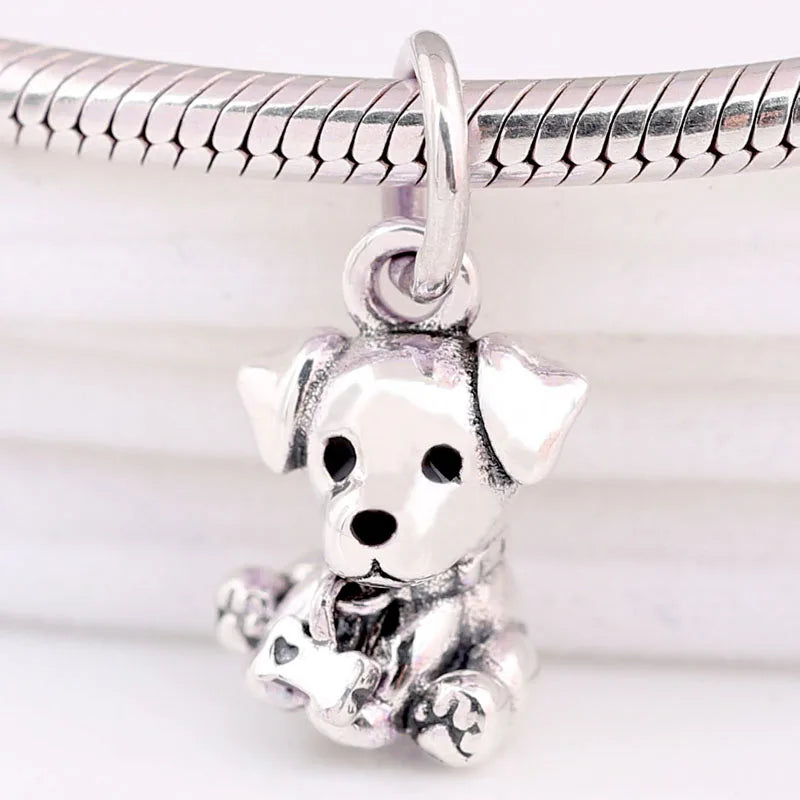 925 Silver French Bulldog Charm Puppy Pendant