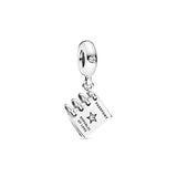 925 Silver Mother's Love Family Book Pendant for Bracelet & Necklace