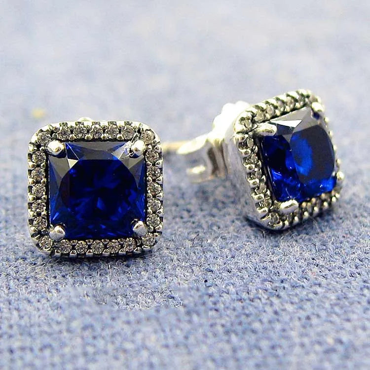 925 Silver Earring Timeless Stud Earrings Wedding Gift DIY Jewelry