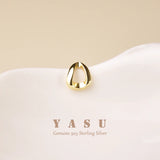 925 Silver Triangle Stud Earrings 14k Plated