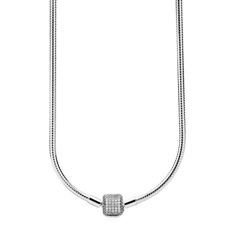 925 Silver Family Tree Heart Infinity Necklace For Charm DIY