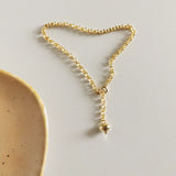 925 Silver Heart Pendant Chain Bracelet for Women - Fine Jewelry Gift
