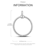 925 Silver Heart Charm Pendant Necklace Women Jewelry Gift