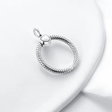 925 Silver Heart Charm Pendant Necklace Women Jewelry Gift