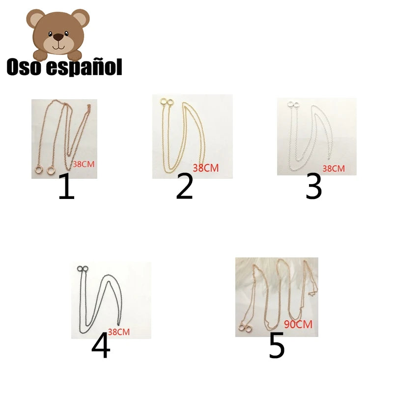 925 Sterling Silver Spanish Bear Style Necklace for Women