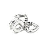 925 Silver Sister Hearts Charm Beads for Bracelets