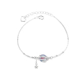 925 Silver Moonstone Planet Bracelet for Women