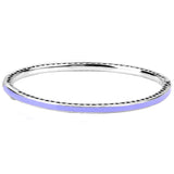925 Silver Multicolor Radiant Hearts Crystal Bangle Bracelet Bead Charm