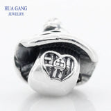 925 Silver Mushroom Frog Charms for Pandora Bracelets
