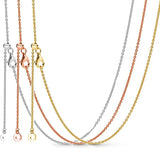 925 Silver Rose Clasp Chain Link Necklace For Women