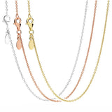 925 Silver Anchor Chain Necklace For Women DIY Jewelry