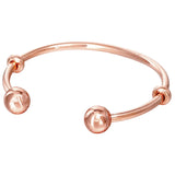 925 Silver Shimmering Wish Infinity Knot Open Bangle