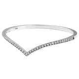 925 Silver Shimmering Wish Infinity Knot Open Bangle