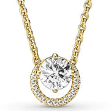 925 Silver Shooting Star Signature Pave & Beads I-D Collier Pendant & Necklace